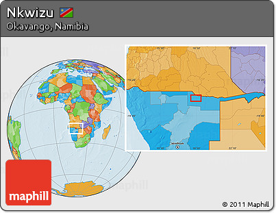 Political Location Map of Nkwizu