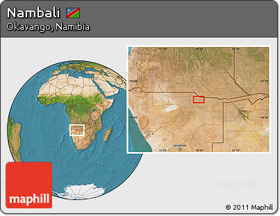 Satellite Location Map of Nambali