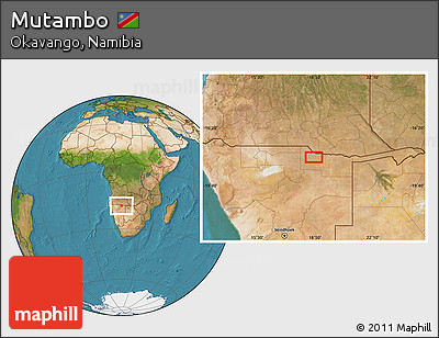 Satellite Location Map of Mutambo
