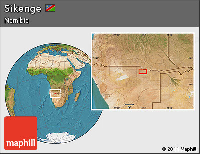 Satellite Location Map of Sikenge