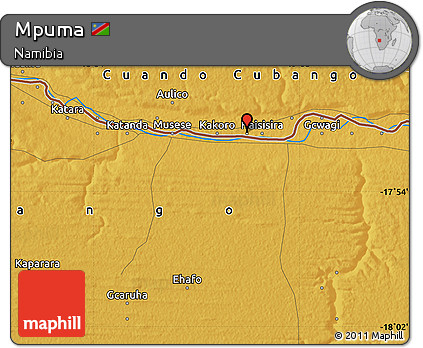 Physical Map of Mpuma