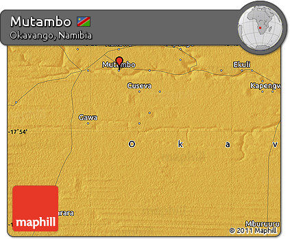 Physical Map of Mutambo