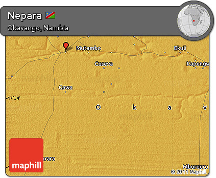 Physical Map of Nepara