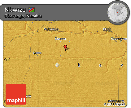 Physical Map of Nkwizu