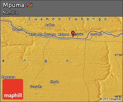 Physical Map of Mpuma