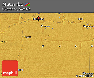 Physical Map of Mutambo