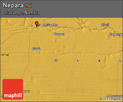 Physical Map of Nepara