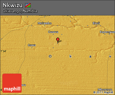 Physical Map of Nkwizu