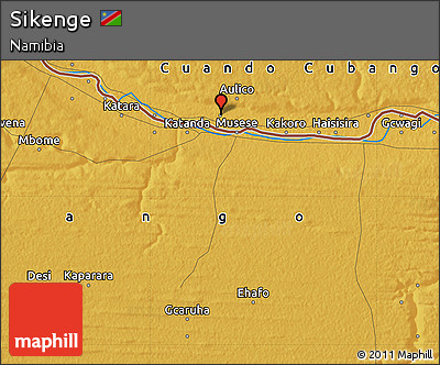 Physical Map of Sikenge