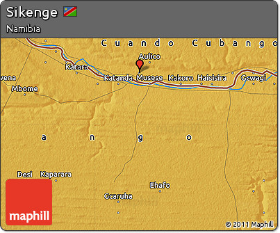 Physical Map of Sikenge