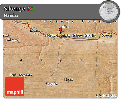 Satellite Map of Sikenge