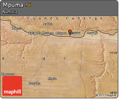 Satellite Map of Mpuma