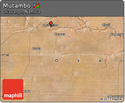 Satellite Map of Mutambo