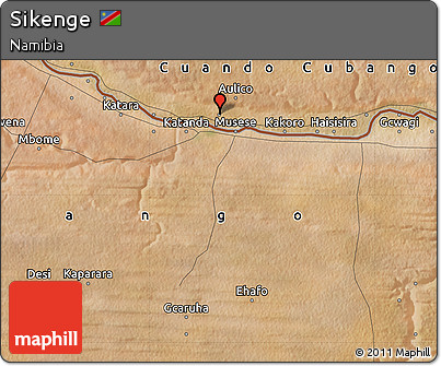 Satellite Map of Sikenge