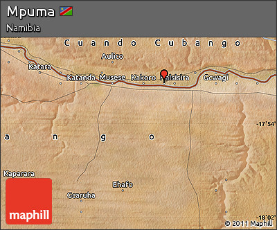 Satellite Map of Mpuma