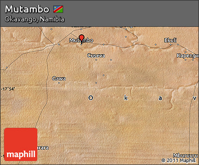 Satellite Map of Mutambo