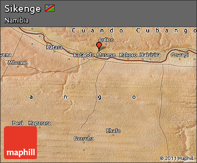 Satellite Map of Sikenge