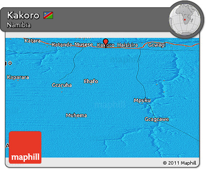 Political Panoramic Map of Kakoro