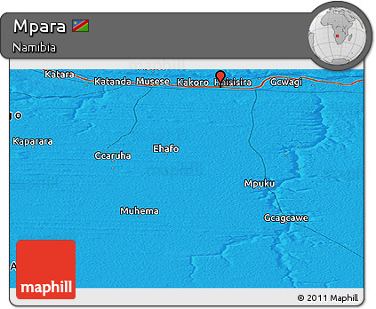 Political Panoramic Map of Mpara