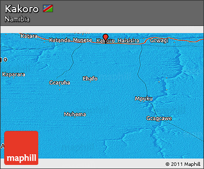 Political Panoramic Map of Kakoro
