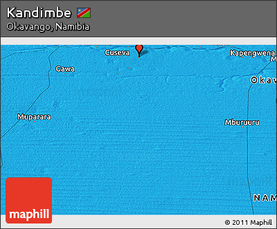 Political Panoramic Map of Kandimbe