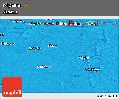 Political Panoramic Map of Mpara