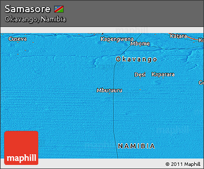 Political Panoramic Map of Samasore