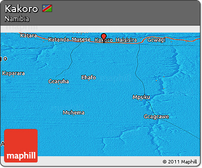 Political Panoramic Map of Kakoro