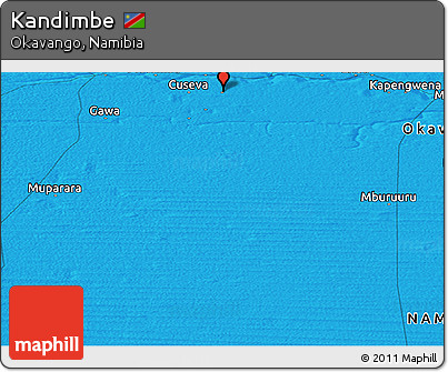 Political Panoramic Map of Kandimbe