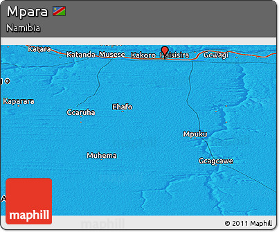 Political Panoramic Map of Mpara
