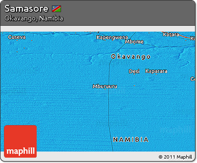 Political Panoramic Map of Samasore