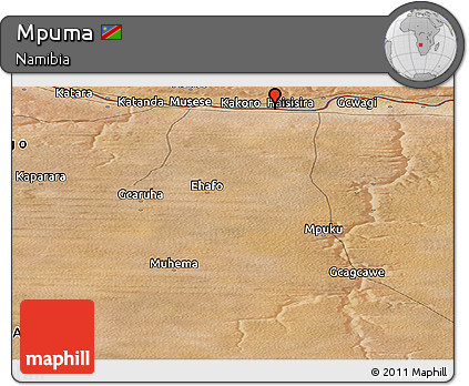 Satellite Panoramic Map of Mpuma