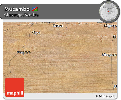Satellite Panoramic Map of Mutambo