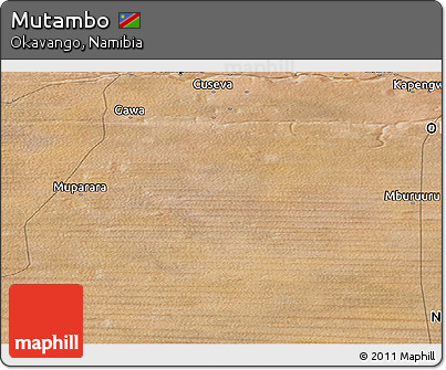 Satellite Panoramic Map of Mutambo