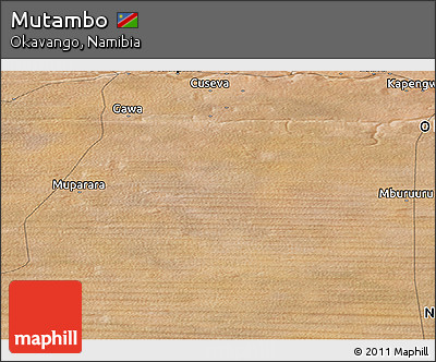 Satellite Panoramic Map of Mutambo