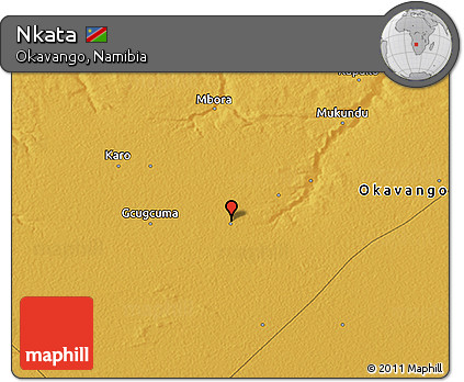 Physical 3D Map of Nkata