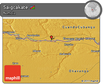 Physical 3D Map of Saigcakate