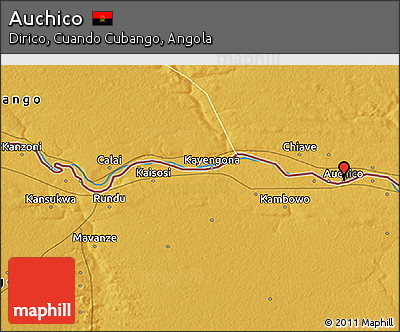 Physical 3D Map of Auchico