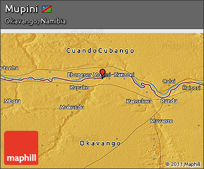 Physical 3D Map of Mupini