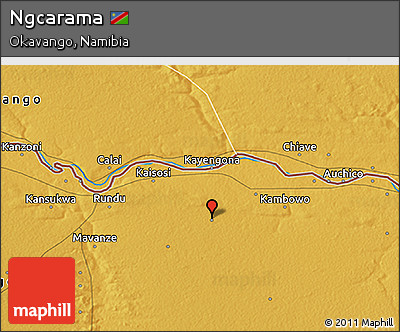 Physical 3D Map of Ngcarama