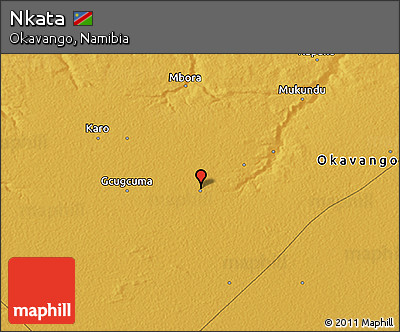 Physical 3D Map of Nkata