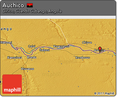 Physical 3D Map of Auchico