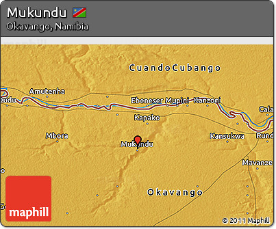 Physical 3D Map of Mukundu
