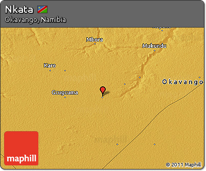 Physical 3D Map of Nkata