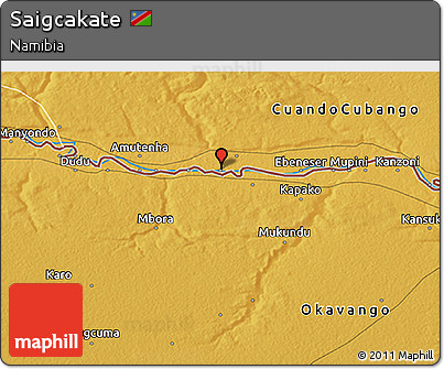 Physical 3D Map of Saigcakate