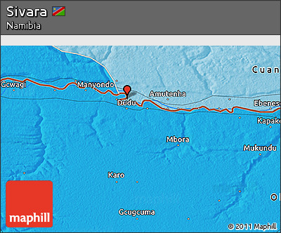 Political 3D Map of Sivara