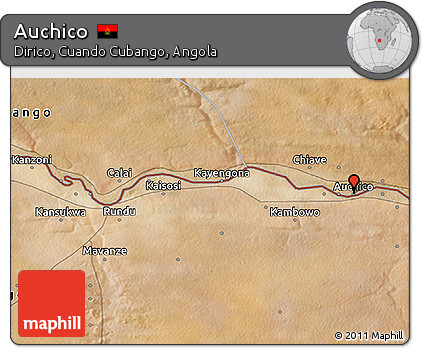 Satellite 3D Map of Auchico