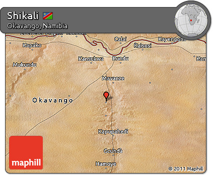 Satellite 3D Map of Shikali