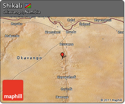 Satellite 3D Map of Shikali