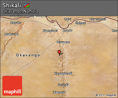 Satellite 3D Map of Shikali